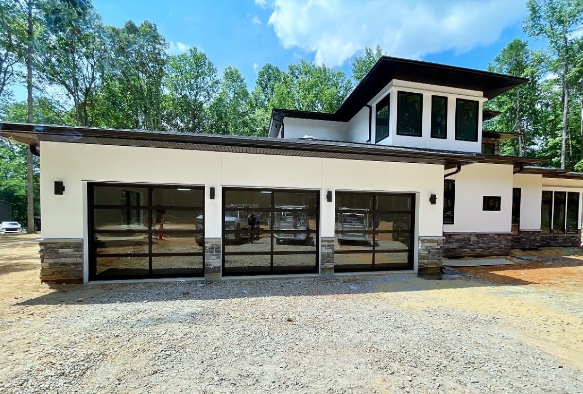 Custom steel garage door installation by Prolift, San Diego